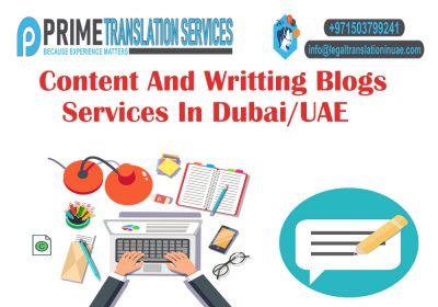 Content and Blogs Writing Services in Dubai