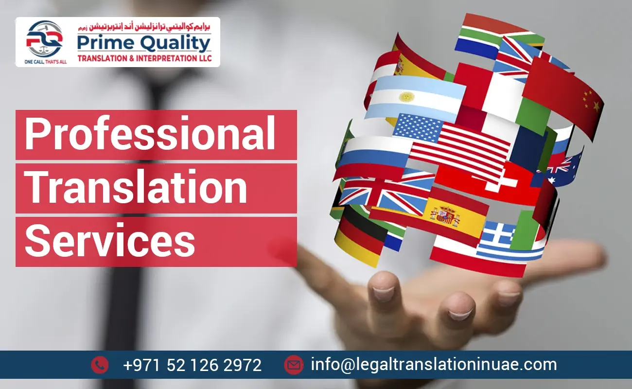 Prime Quality provides professional translation services.