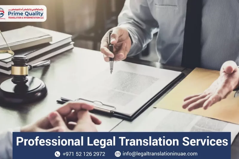 Legal Translation Company in Dubai