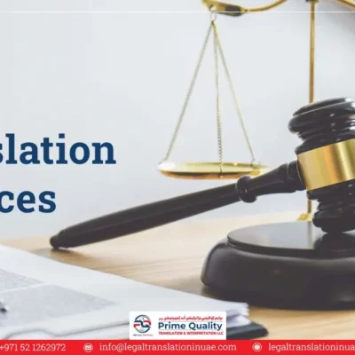 Legal Translation Services in Dubai